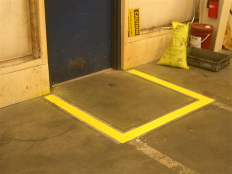 shipping loading dock markings