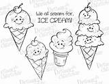 Ice Cream Summer Waffle Cone Triple Scoop Soft Fun Coloring Pages Serve Choose Board Etsy Digital sketch template
