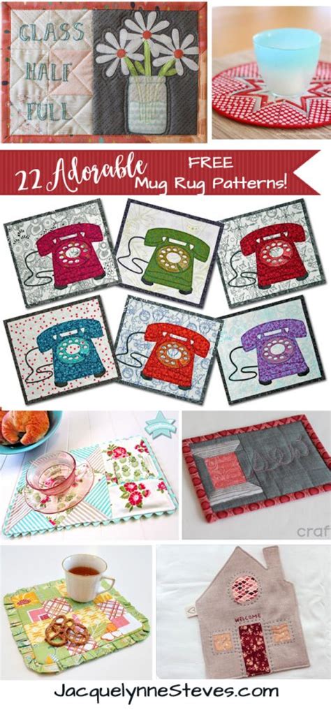 mug rug patterns