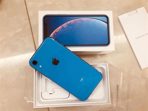 iphone xr blue color  gb mobile phones tablets iphone iphone  series  carousell