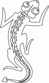 Eidechse Lizard Lizards Ausmalbild Kostenlos Armadillo sketch template