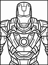 Marvel Coloring Man Iron Drawing Line Avengers Pages Ironman Clipart Adult Drawings Easy Showcase Book Hero Official Behance Super Orton sketch template