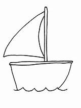 Boat Coloring Pages Boats Sailboat Transportation Template Printable Color Ships Pontoon Clipart Kids Drawing Cliparts Print Clip Balloon Air Hot sketch template
