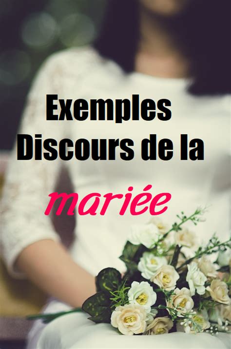 exemples discours mariee au marie discours mariage discours mariage