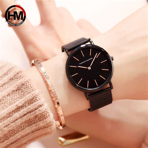 hannah martin ch36 stylish watch for girls hand watch quartz stainless