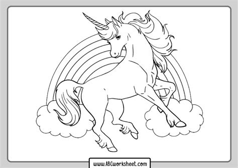 unicorn color pages  children activity shelter  printable
