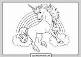 Unicorn Coloring Pages Printable Kids sketch template