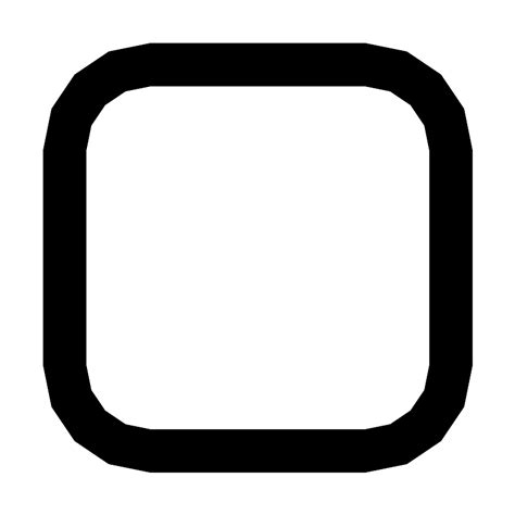 square rounded vector svg icon svg repo