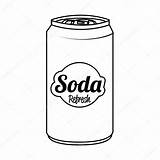 Soda Vector Clipart Drawing Icon Coloring Simple Beer Sketch Pages Colouring Illustration Template Style Drawings Paintingvalley Clipground Similar sketch template