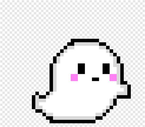 pixel art bead pattern cute ghost text rectangle png pngegg