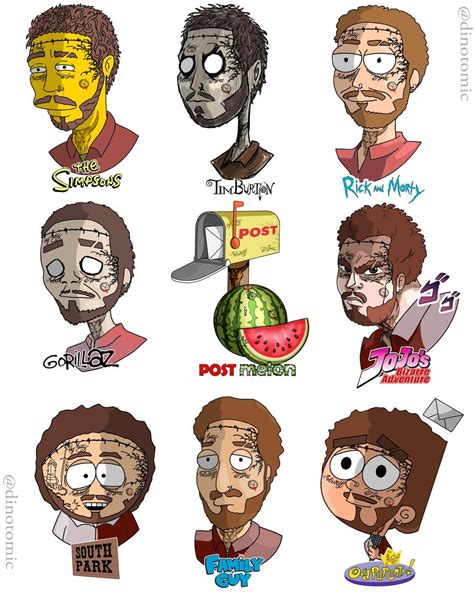 artist drew celebrities  characters   cartoons  pics demilked