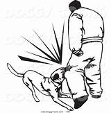 Dog Attack Clipart Guard Malinois Belgian Clip Trainer Security Drawing Doggy Stock Royalty Other Illustration Fotosearch Dreamstime Communicating Getdrawings Clipground sketch template