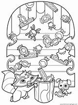 Coloring Jam Animal Pages Raccoon Kids sketch template