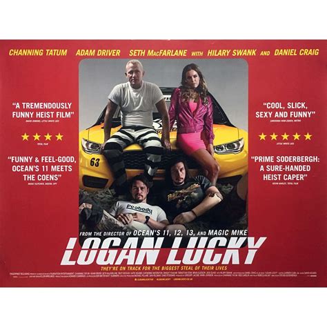 Logan Lucky Movie Poster 30x40 In