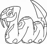 Seviper Coloriages Malvorlagen Pokémon Morningkids sketch template