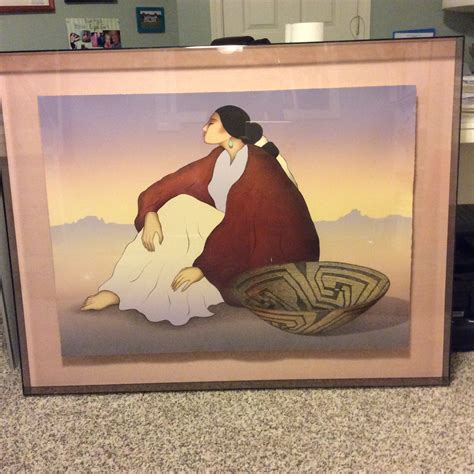 rc gorman signed lithograph pima  worth    sell
