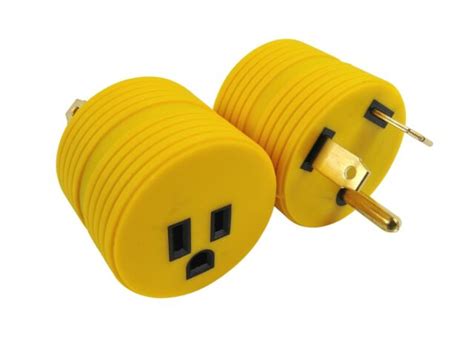 rv electrical adapter plug amp male  amp female motorhome camper   sale  ebay