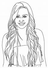 Hannah Montana Celebrity Coloring Pages Printable Books Q2 sketch template