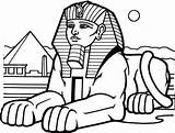 Sphinx Clipartmag Colouring sketch template