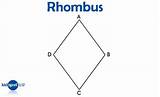 Rhombus Kids Shapes Shape Angles Colour sketch template