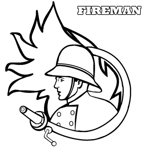 printable fireman coloring pages coolbkids