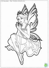 Fairy Princess Barbie Coloring Pages Mermaid Print Fairies Drawing Mariposa Para Colouring Desenhos Colorir Doll Timeless Miracle Dinokids Color Kids sketch template