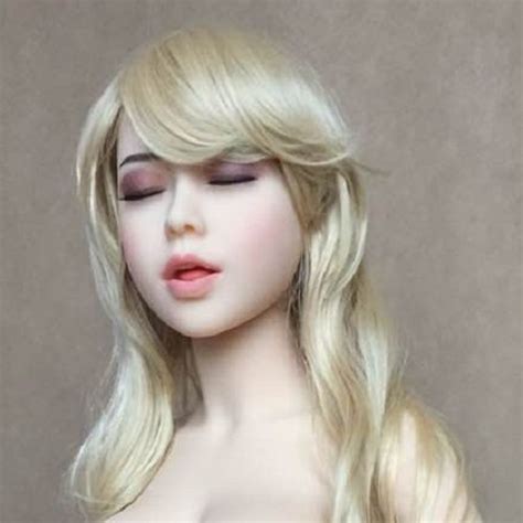Sex Doll Head 39 With Long Blonde Hair My Silicone