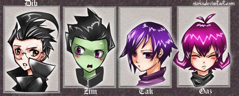 Image Invader Zim Characters By Niurks D30kfvh