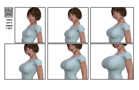Rule 34 3d Big Breasts Blue Eyes Blue Shirt Bob Cut Breast Expansion