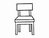 Cadeira Sedia Colorir Comedor Jantar Pranzo Acolore Soggiorno Objetos Utente Registrato sketch template