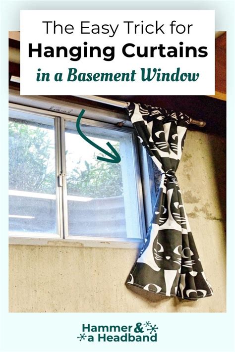 hang curtains   tricky basement window basement windows hanging curtains basement