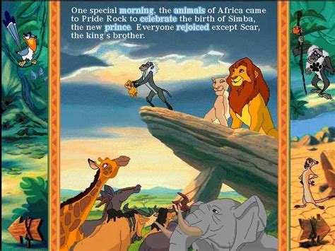disneys animated storybook  lion king  uk disney