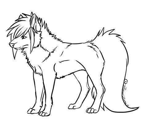 furry body coloring pages