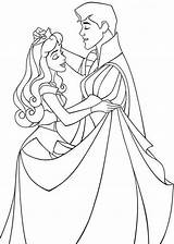 Coloring Sleeping Pages Beauty Prince Aurora Princess Phillip Disney Eric Philip Print Drawing Fairies Dance Take Clipart Colouring Dancing Kids sketch template