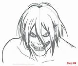 Titan Eren Drawing Draw Aot Anime Attack Yeager Drawings Form エレン Zeichnungen Easy Jaeger Titans Sketches Sketch Character Lineart Manga sketch template