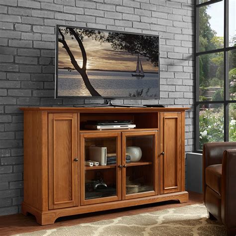 campbell  tv stand oak
