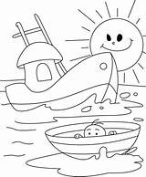 Coloring Pages Boat Kids Nautical Printable Color Boats Colouring Infant Print Drawing Little Ones Dune Buggy Book Anchor Ships Getcolorings sketch template
