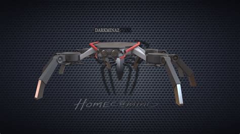 spider drone  model  dark minaz fe sketchfab