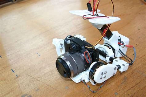 dslr gimbal utilisant  imprime pieces  carbone diy drones diy gimbal  printing