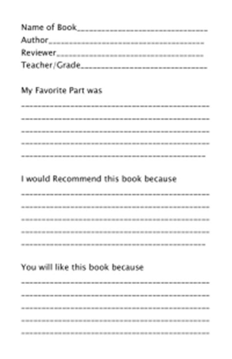 book review form pto today