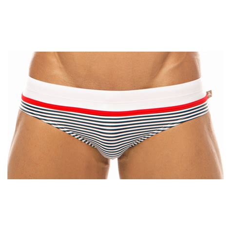 Men S Clothing Marcuse White Hampton Stripes Swim Brief Clothes Shoes