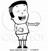 Pointing Clipart Boy Laughing Cartoon Coloring Caucasian Vector Cory Thoman Outlined Hand Clipartpanda Royalty 2021 People Clipartof sketch template