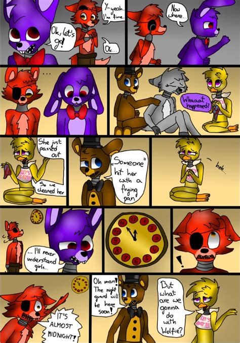 Fnaf Comic New Animatronic Page 21 By Sophie12320 On