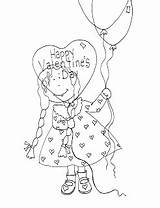 Digi Valentines Dearie sketch template