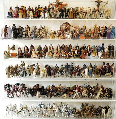 massive 1 950 star wars action figure collection for sale geekologie