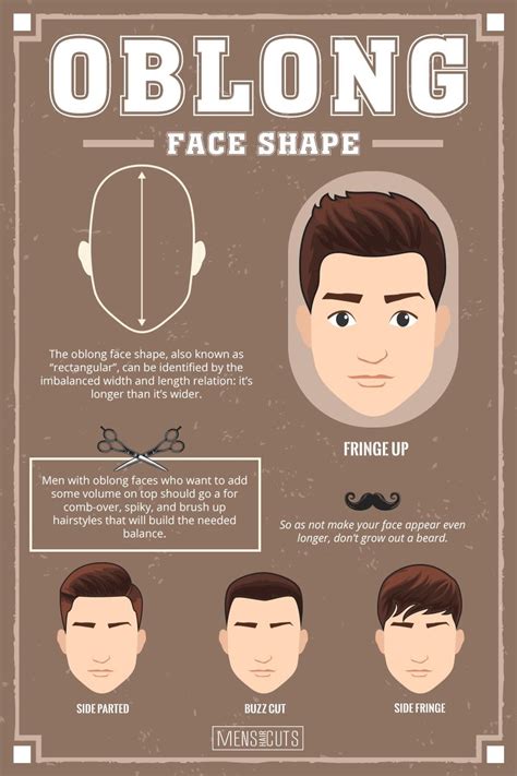 haircut   face shape oblong face shape male