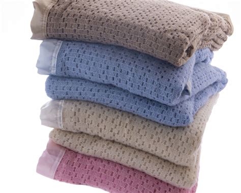 cellular wool blanket traditional luxury lightweight satin ribbon trim  colours ebay