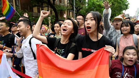 taiwan s parliament legalizes gay marriage a first in