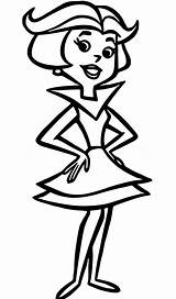 Coloring Jetson Jane Wecoloringpage sketch template