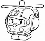 Mewarnai Poli Robocar Hitam Putih Tobot Sketsa Kartun Tayo Helly Helicopter Gambarcoloring Imut Keren Masjid Abis Sumber Printable sketch template